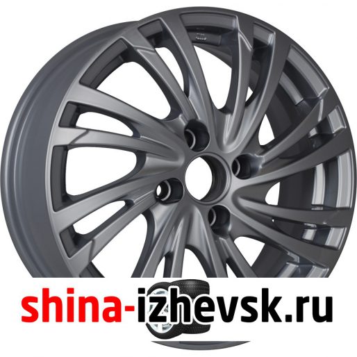 Колесный диск КиК Мейола-оригинал 6xR15 4×100 ET48 DIA54.1 темно-серый в Ижевске